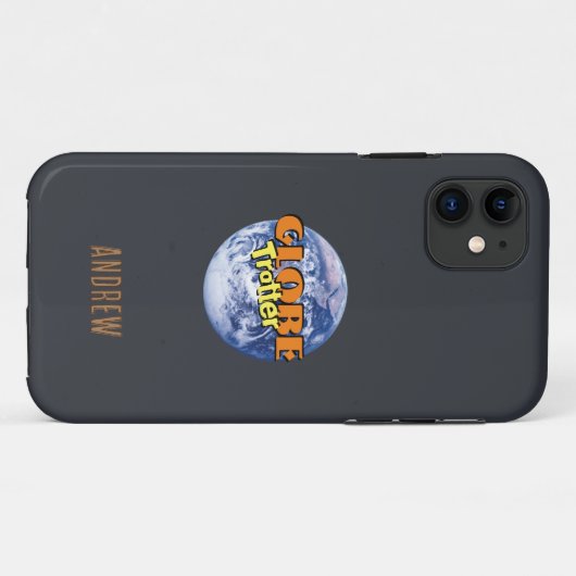 Globetrotter (aanpasbaar) Telefoon Case (Achterkant (horizontaal))