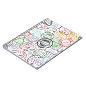 Globetrotter Traveling Stamped Journal Notitieboek (Linkerzijde)