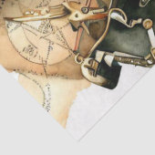 "Globetrotter's Essential: Avontuur wacht" Tissuepapier (Detail)