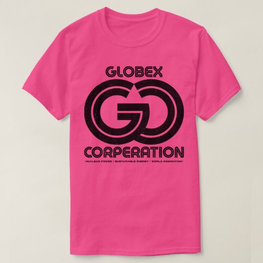 Globex Corp GCBlack RxTp T-shirt (Design voorkant)