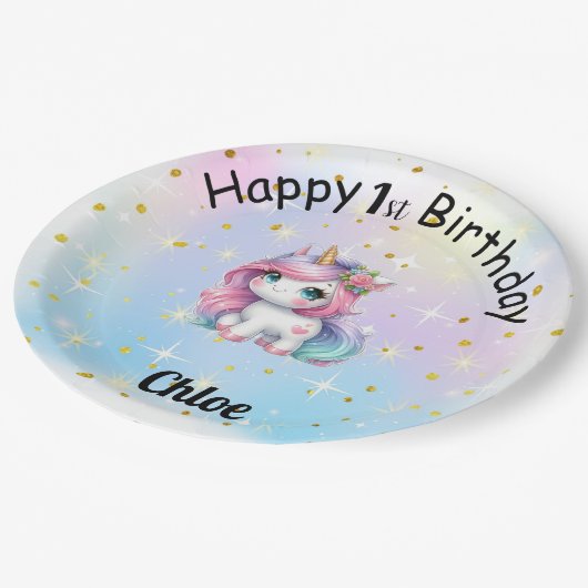 Globo de Cumpleaños Personalizado Papieren Bordje (Gekanteld)