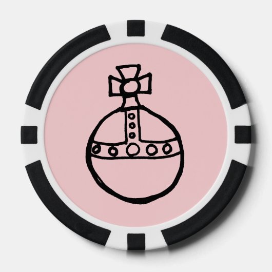 Globus Crucigar Poker Chips (Voorkant)