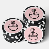 Globus Crucigar Poker Chips (Opstapeling)