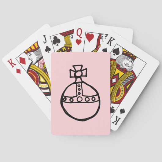 Globus Kruissteven Pokerkaarten (Achterkant)