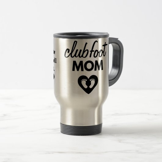 Globvoetmug Reisbeker (Voorkant rechts)
