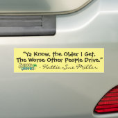 Glock Granny Bumpersticker (Op auto)