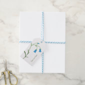 Glockenblumen Cadeaulabel (Met Touw)