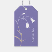 Glockenblumen, weiss. cadeaulabel (Voorkant)