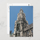 Glockenspiel Tower - München, Duitsland Briefkaart (Voorkant / Achterkant)