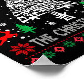 Glockin' Around The Christmas Tree Gun Owner Ugly Poster (Hoek)