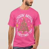 Glockin' Around the Christmas Tree Pistool Theme N T-shirt (Voorkant)