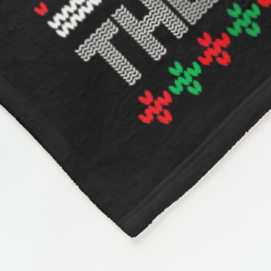 Glocking Around The Christmas Tree Ugly Christmas  Fleece Deken (Hoek)