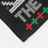 Glocking Around The Christmas Tree Ugly Christmas Fleece Deken (Hoek)