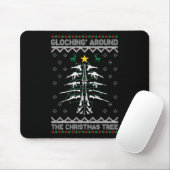 Glocking Around The Christmas Tree Ugly Christmas  Muismat (Met muis)