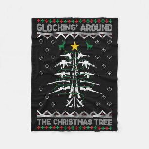 Glocking Rond de Kerstboom Lelijke Kerst- Fleece Deken