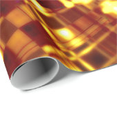 Gloden Shiny Tartan Pset, Pattern Cadeaupapier (Rol Hoek)