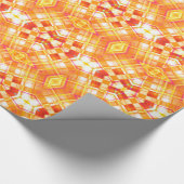 Gloden Shiny Tartan Pset, Pattern Cadeaupapier (Hoek)