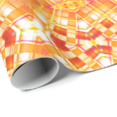 Gloden Shiny Tartan Pset, Pattern Cadeaupapier (Rol Hoek)