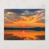 Gloed Clouds Briefkaart (Voorkant)