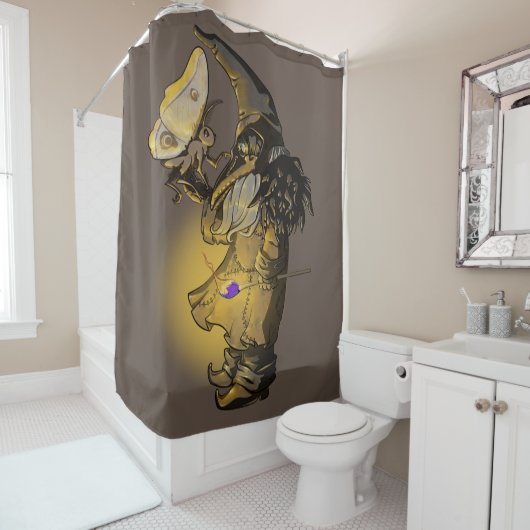 gloed douchegordijn (In situ)