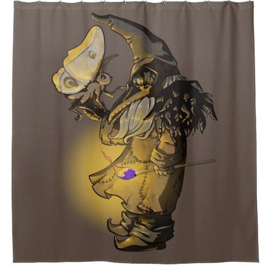 gloed douchegordijn (Voorkant)