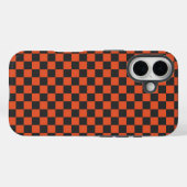 Gloed en as schaakbordpatroon Case-Mate iPhone case (Achterkant (horizontaal))