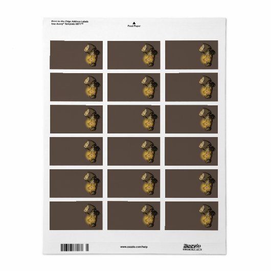 gloed etiket (Full Sheet)