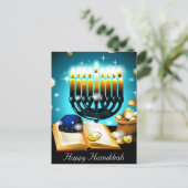 gloed feestdagenkaart (Staand voorkant)