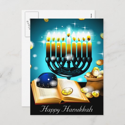 gloed feestdagenkaart (Voorkant / Achterkant)