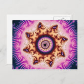 Gloed - Fractaal Briefkaart (Voorkant / Achterkant)