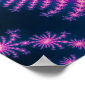 Gloed - Fractaal Poster (Hoek)