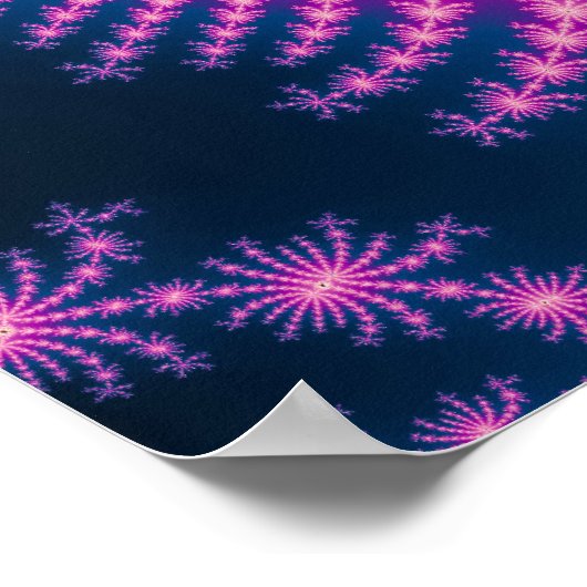 Gloed - Fractaal Poster (Hoek)