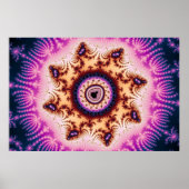 Gloed - Fractaal Poster (Voorkant)