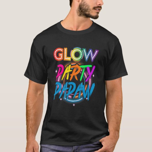 Gloed-gedeelte voor Pap Splatter-effect T-shirt (Voorkant)