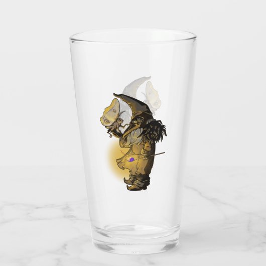 gloed glas (Achterkant)