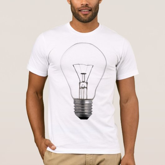 Gloed gloeilamp t-shirt (Voorkant)