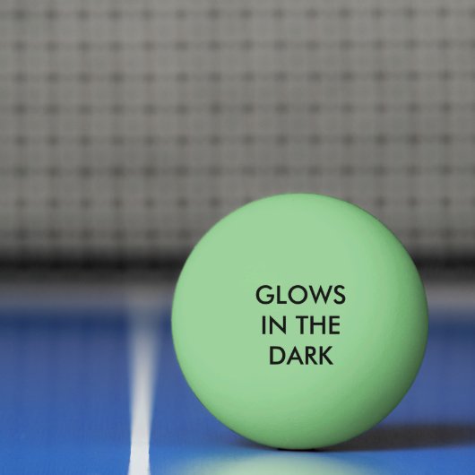 Gloed - Glow-in-the-Dark "Green" Ping-Pong Ball (Net)