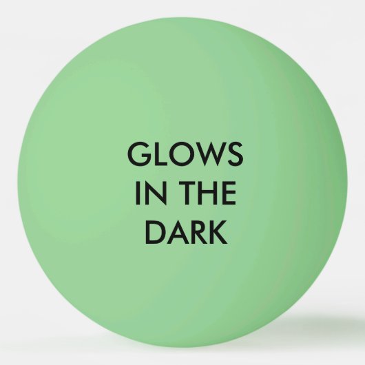 Gloed - Glow-in-the-Dark "Green" Ping-Pong Ball (Voorkant)