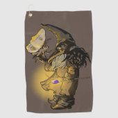 gloed golfhanddoek (Voorkant)