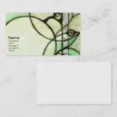 Gloed - Groen Visitekaartje (Voorkant / Achterkant)