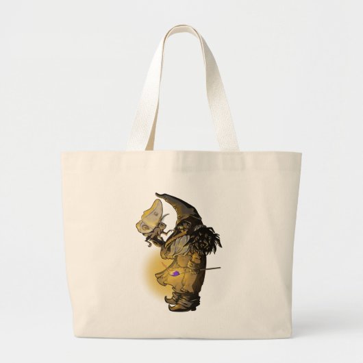 gloed grote tote bag (Voorkant)