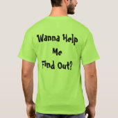 Gloed ik in het donker? t-shirt (Achterkant)