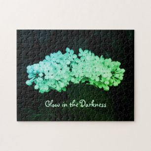 Gloed in de Darkness Green Lilacs Photo Legpuzzel