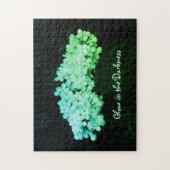 Gloed in de Darkness Green Lilacs Photo Legpuzzel (Verticaal)