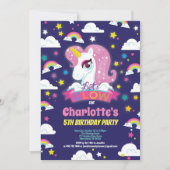 Gloed in de donkere eenduidige verjaardagsuitnodig kaart (Voorkant)