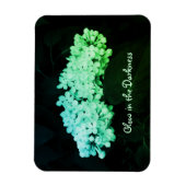 Gloed in de Donkere Groene Lilacs Gewijzigde Foto Magneet (Verticaal)