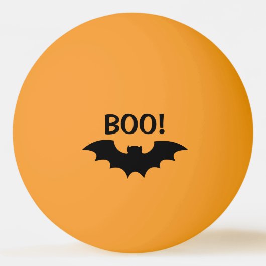Gloed in de donkere halloween bat ping pong ball (Voorkant)