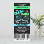 Gloed in de Donkere ijsschaatpartij Kaart (Staand voorkant)