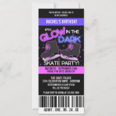 Gloed in de Donkere ijsschaatpartij Kaart (Voorkant)