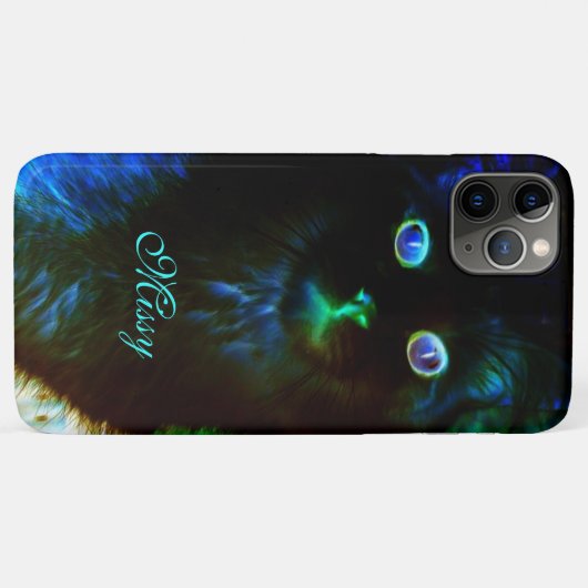 Gloed in de donkere kat Case-Mate iPhone case (Achterkant (horizontaal))